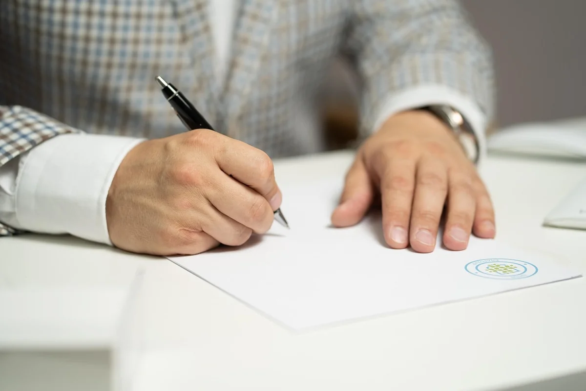 Comment faire une signature pour ordre (la méthode que j'utilise)